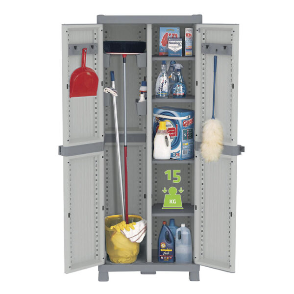 Armario resina Wavebase 3700, escobero.