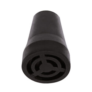 Contera baston. Goma. Negro.ø 18 mm. Ehl