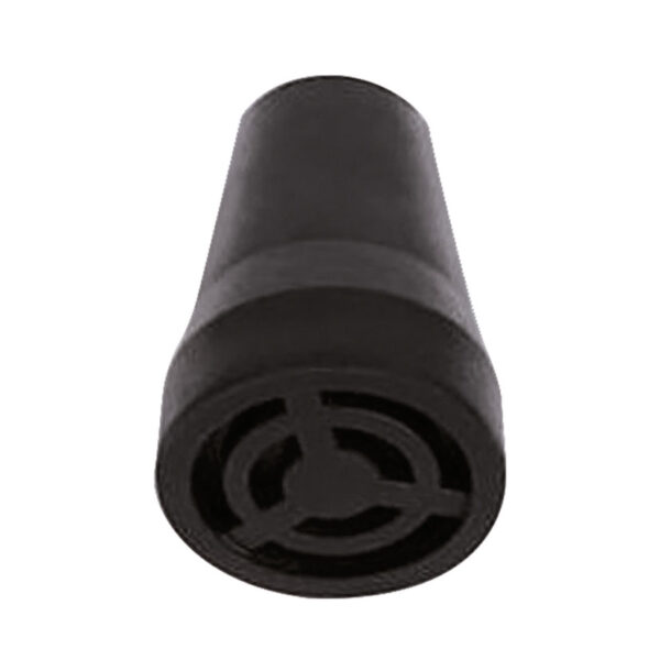 Contera baston. Goma. Negro.ø 18 mm. Ehl