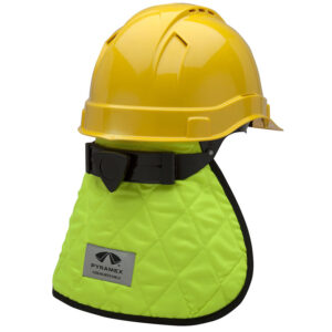 Protector Pyramex refrescante para cuello amarillo