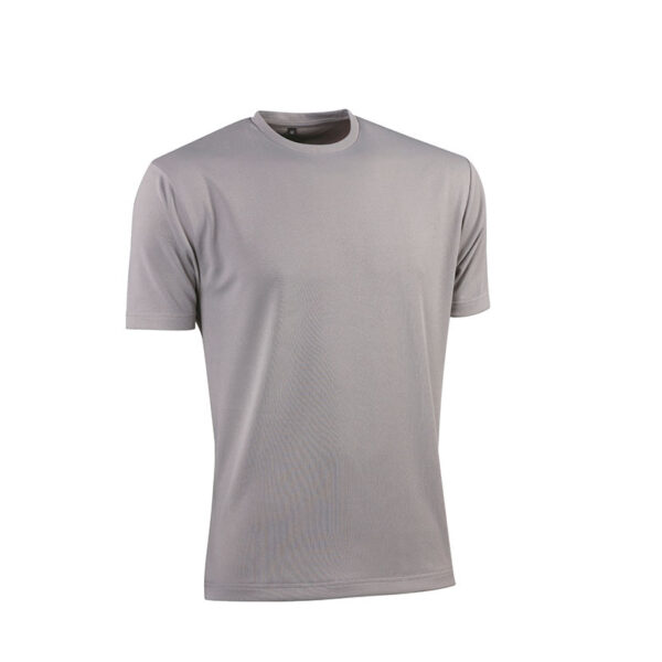 Camiseta técnica TORNADO. Gris.Talla S. Poliéster 150 gr/m2. Norma AS/