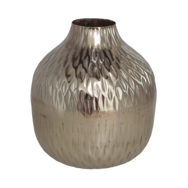 Jarrón florero 22 cm. Tours plateado