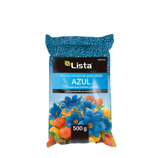 Abono universal granulado azul lista 500 g