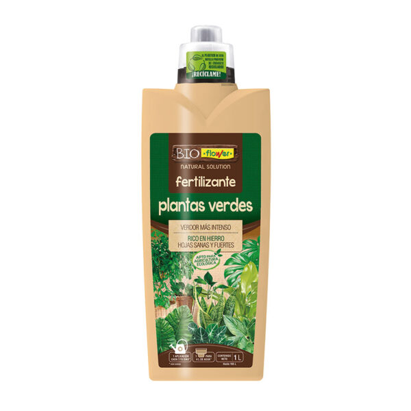 Bioflower fertilizante plantas verdes 1 l