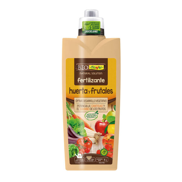 Bioflower fertilizante huerta y frutales 1 l