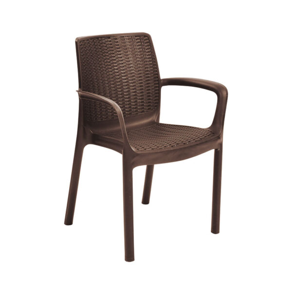 Silla Bali marrón.