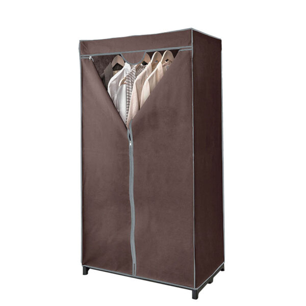Armario auxiliar de tela 75x50x145 cm.
