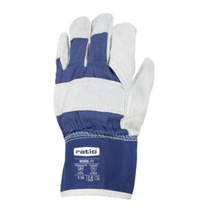 Guante ratio Work-11. Serraje vacuno y lona t/9