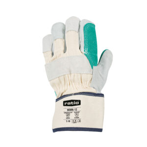 Guante ratio Work-11. Serraje reforzado vacuno y lona t/9