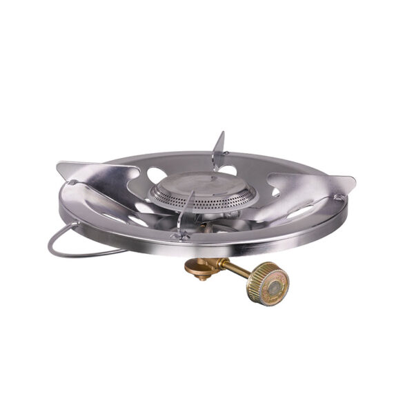 Hornillo grande para camping. Funcionamiento con botella de butano.