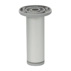 Pata redonda 40xh120mm. Alum. Mate