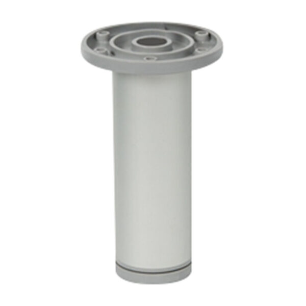 Pata redonda 40xh120mm. Alum. Mate