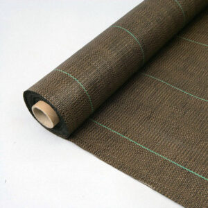 Malla anithierba 100 gr/m2 MARRÓN 2X10 m
