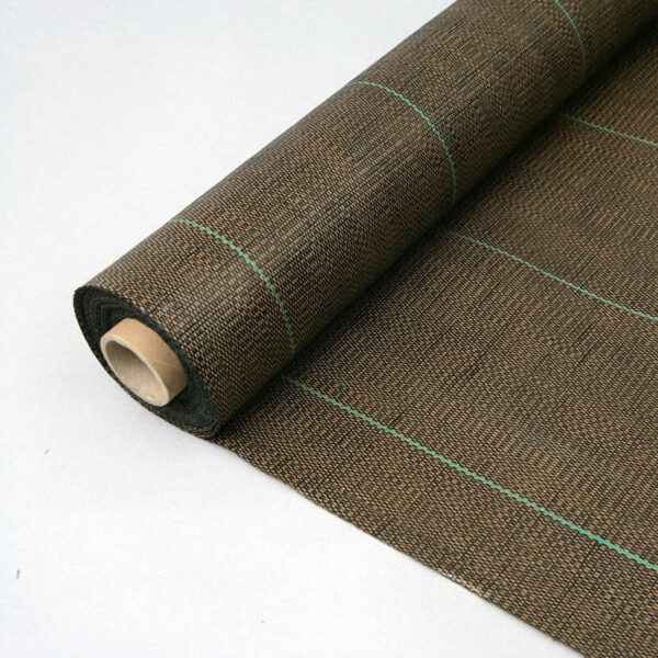 Malla anithierba 100 gr/m2 MARRÓN 2X10 m