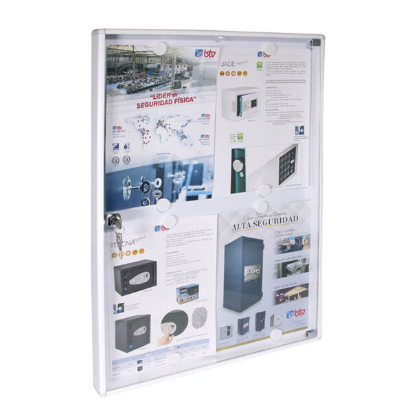 Panel anuncios "v2". 4 din a4. Blco.