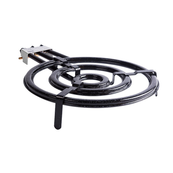 Quemador paellero tubo plano 530 mm 3 fuegos