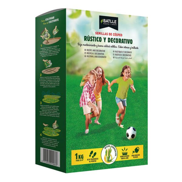 Semilla césped rústico y decorativo 1 kg