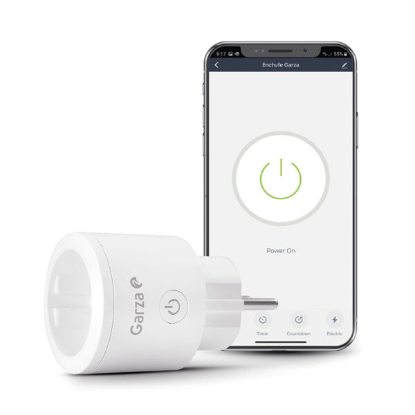 Enchufe inteligente smart wifi modelo GARZA