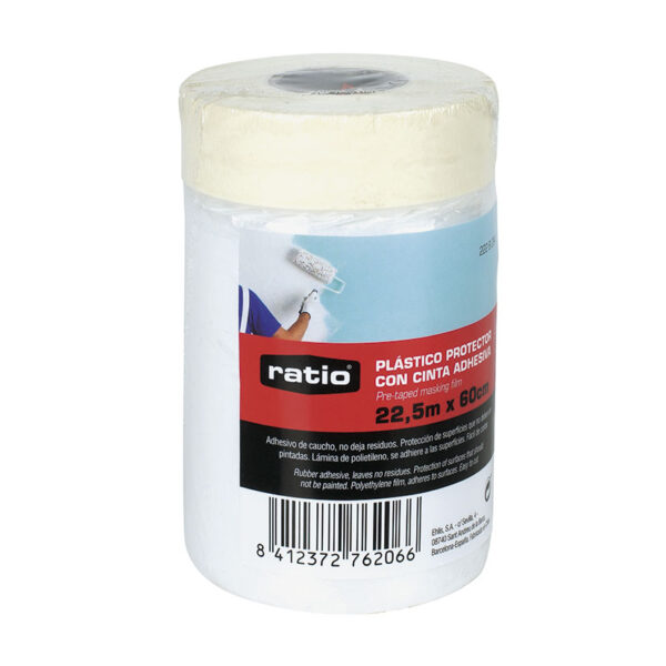 Cinta adh.krepp c/plastic 60cmx22,5m