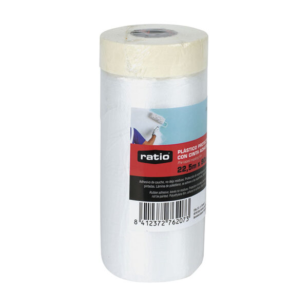 Cinta adh.krepp c/plastic 90cmx22,5m