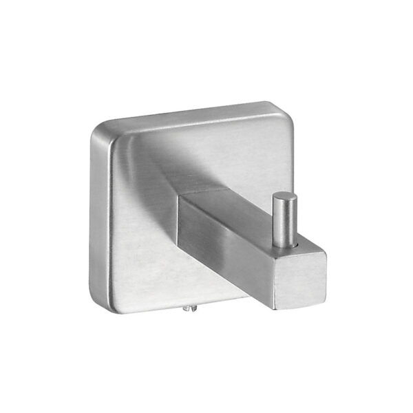 Colgador simple acero inoxidable satinado HABITEX Serie Bahía 5,3x5,3x