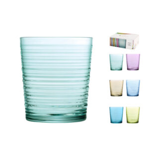 Vasos color Granada 41 cl. 6 unidades