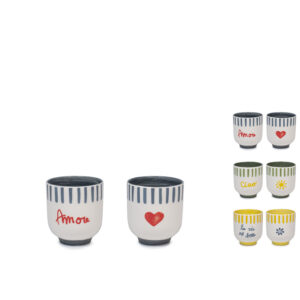 Vaso NBC 130 cc. Modelo surtido. CASA AMOR. 6 unidades