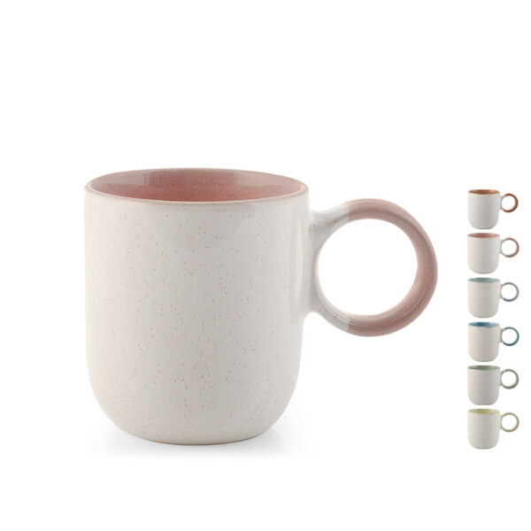 Mug stoneware Atelier 350 cc. Colores surtidos (Min. 6 unidades)