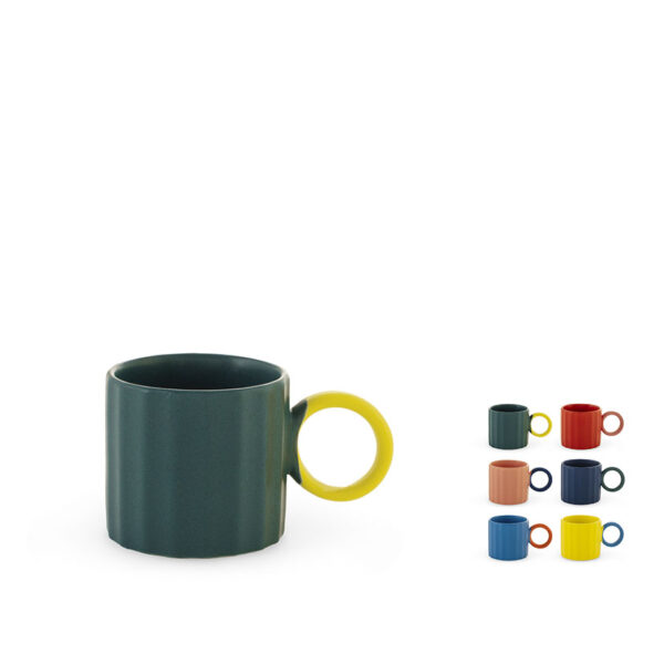 Taza cafe. Delight. 11 cl. Colores surtidos. 6 unidades.