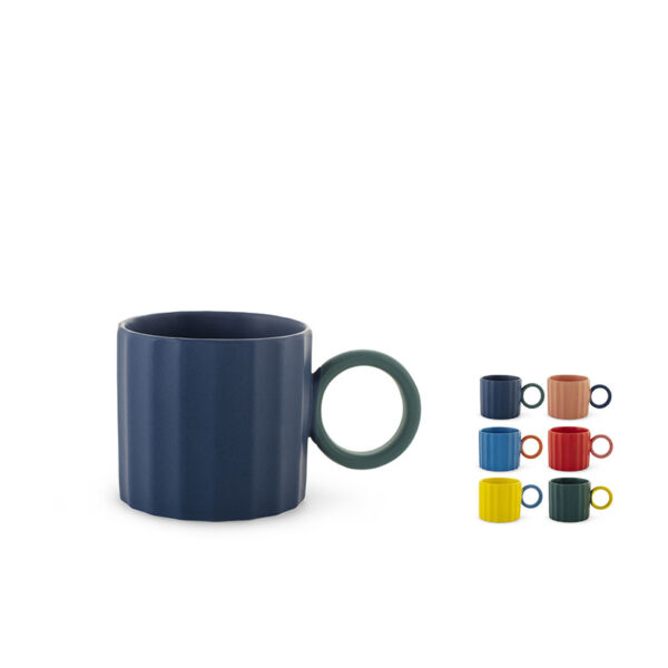 Taza cafe. Delight. 25 cl. Colores surtidos. 6 unidades.