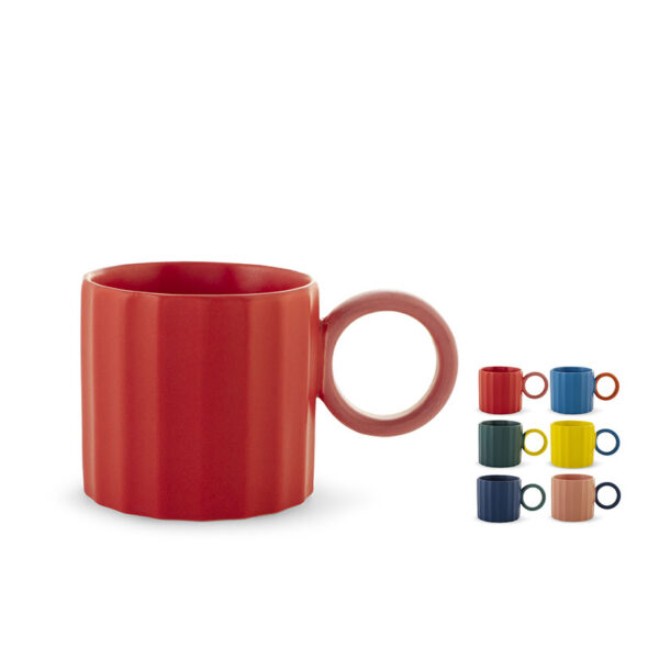 Taza cafe. Delight. 42 cl. Colores surtidos. 6 unidades.