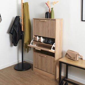 Mobiliario Klaus. Zapatero 60x24xh.113 cm