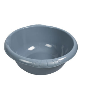 Barreño redondo 42 cm. gris azul