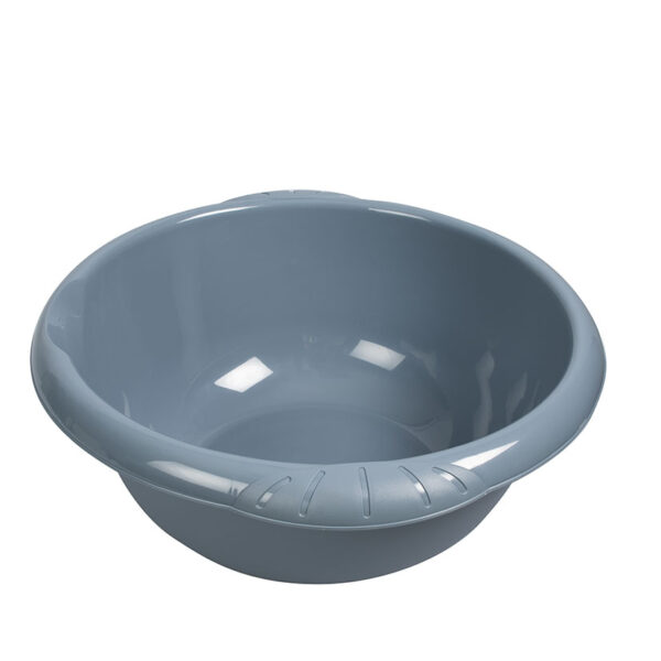 Barreño redondo 42 cm. gris azul