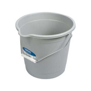 Cubo 10l. Económico gris claro