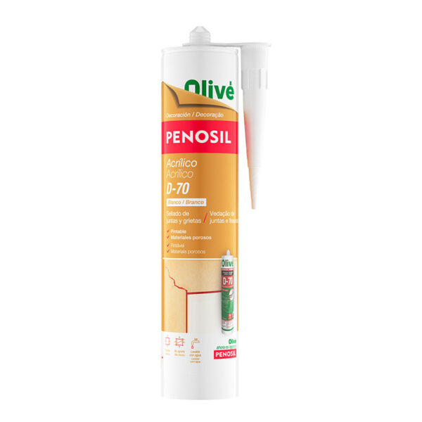 Sellador acrilico penosil 300ml bco