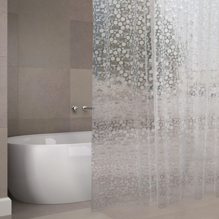 Interior of modern bathroom with granite  tiles  wall