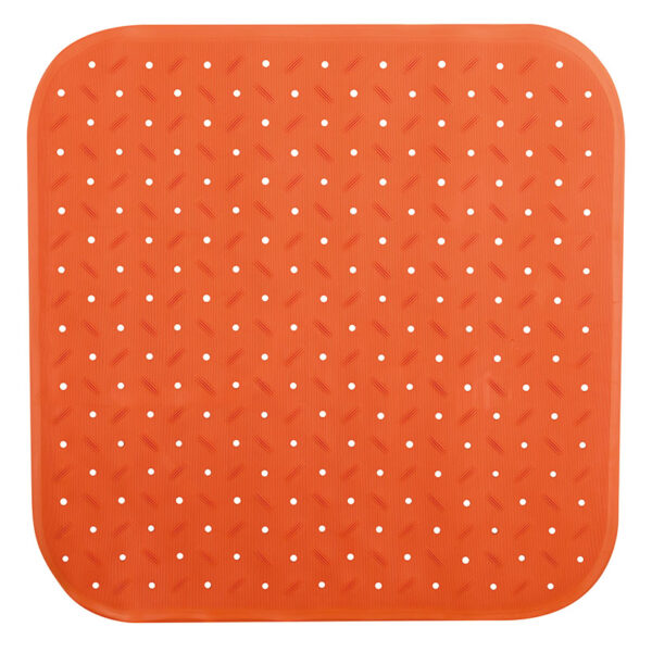 Alfombra bañera Classic 54x54 cm. naranja
