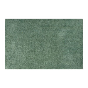 Alfombra baño algodón 40x60 cm. verde