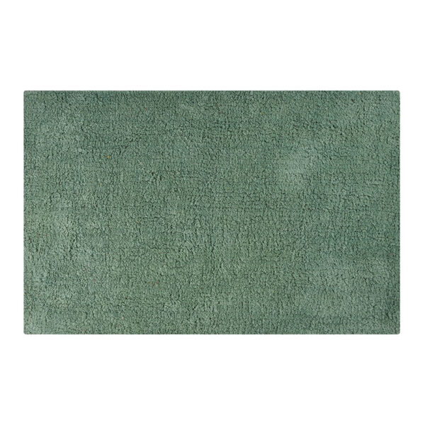 Alfombra baño algodón 40x60 cm. verde