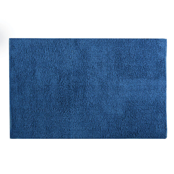 Alfombra baño algodón 40x60 cm. blue