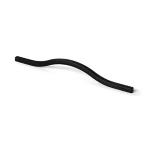 Tirador zamak 96/128 mm negro mate