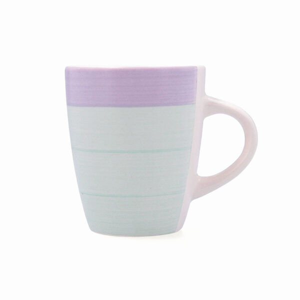 Mug 33 cl. Verde morado. Kaleido. QUID