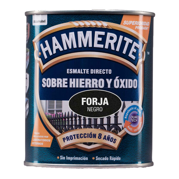 Hammerite esmalte forja negro 750ml