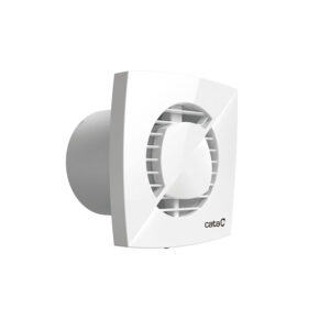 Extractor baño Silence 100 blanco. Caudal máximo 98 m3/h. Nivel sonoro 41dB.