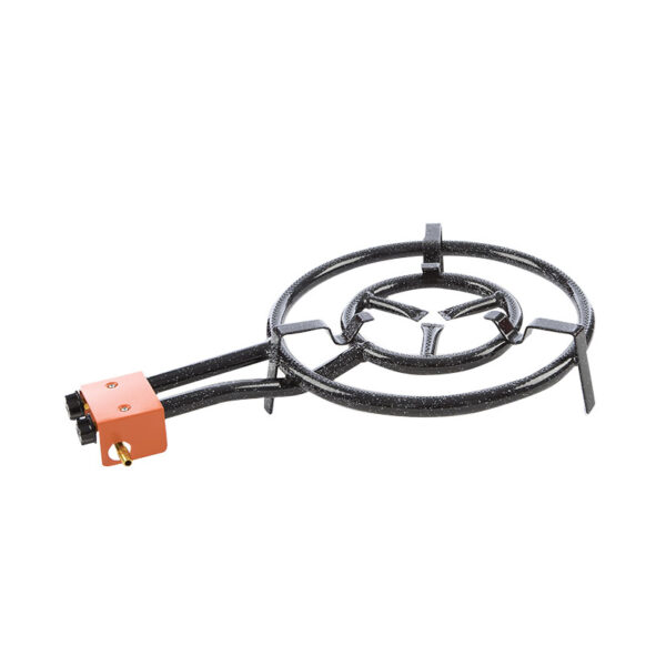 Quemador paellero tubo 450 mm 2 aros