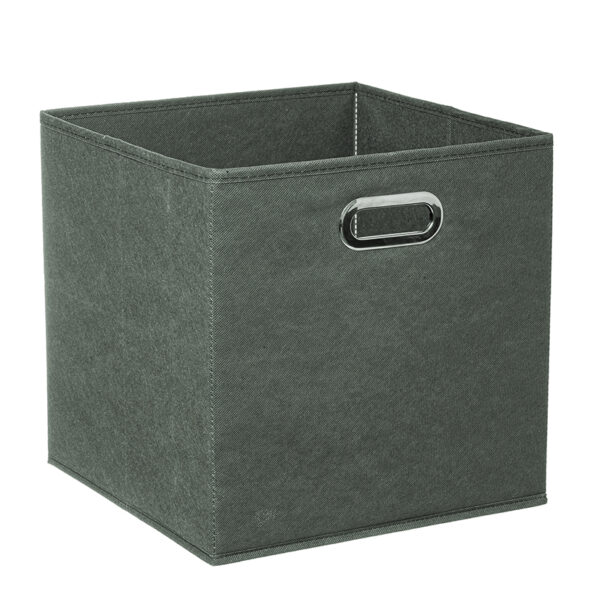Cesta de tela Siena 31x31cm. caqui