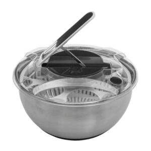 Centrifugador ensalada acero inoxidable 28 cm.