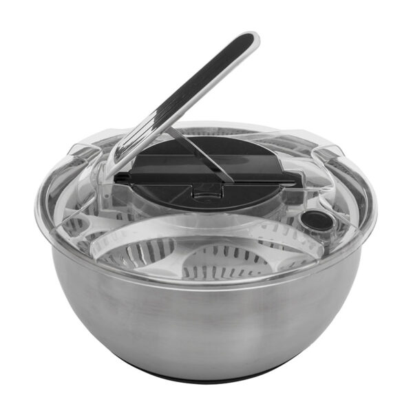 Centrifugador ensalada acero inoxidable 28 cm.
