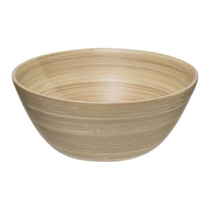Ensaladera bambú natural 30 cm.